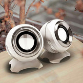 Mini garsiakalbis žemųjų dažnių garsiakalbis mažas belaidis kompiuterio garsiakalbis 4d stereo USB laidinis stalinis daugialypės terpės valdymas laidu 3D erdvinio garso nešiojamasis kompiuteris