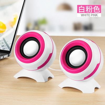 Mini garsiakalbis žemųjų dažnių garsiakalbis mažas belaidis kompiuterio garsiakalbis 4d stereo USB laidinis stalinis daugialypės terpės valdymas laidu 3D erdvinio garso nešiojamasis kompiuteris