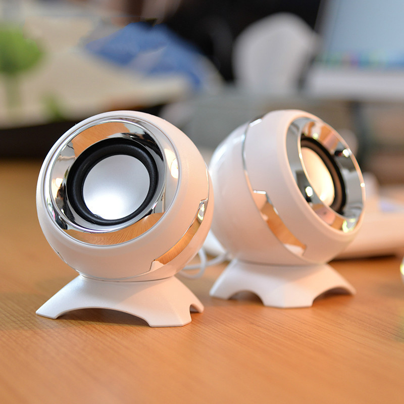 Mini garsiakalbis žemųjų dažnių garsiakalbis mažas belaidis kompiuterio garsiakalbis 4d stereo USB laidinis stalinis daugialypės terpės valdymas laidu 3D erdvinio garso nešiojamasis kompiuteris