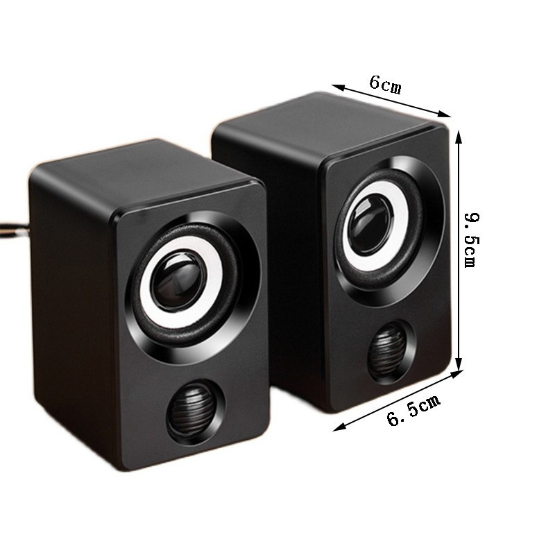 Kezdőlap Notebook Mini hangszóró USB számítógép hangszóró Hordozható mobiltelefon ajándék kis számítógép mélynyomó hangszóró