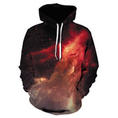Starry sky Hoodies 3D print Space Galaxy Φούτερ φθινοπώρου και χειμώνα Unisex πουλόβερ με κουκούλα μεγάλων μεγεθών Ανδρικά ρούχα