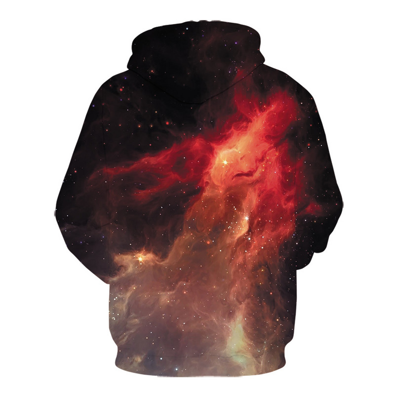 Starry sky Hoodies 3D print Space Galaxy Φούτερ φθινοπώρου και χειμώνα Unisex πουλόβερ με κουκούλα μεγάλων μεγεθών Ανδρικά ρούχα