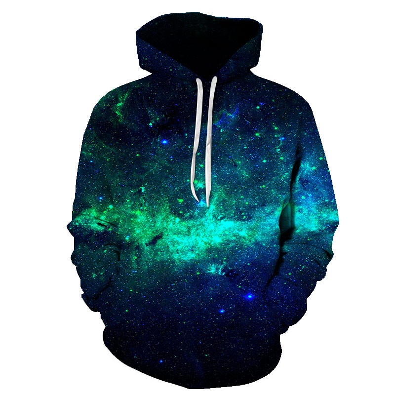 Starry sky Hoodies 3D print Space Galaxy Φούτερ φθινοπώρου και χειμώνα Unisex πουλόβερ με κουκούλα μεγάλων μεγεθών Ανδρικά ρούχα