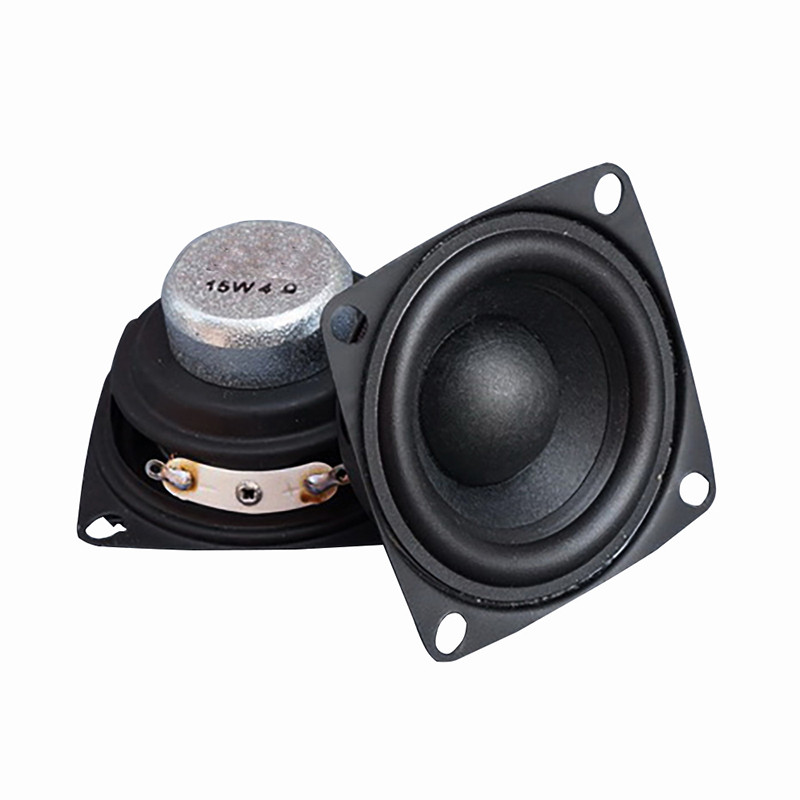 15 W viso diapazono garsiakalbis Hifi 2 colių 4 omų 8 omų garso garsiakalbis, tvarkyklė vilnos pluošto garsiakalbis, skirtas kompiuteriui, kompiuterio garso, DIY 2 vnt.