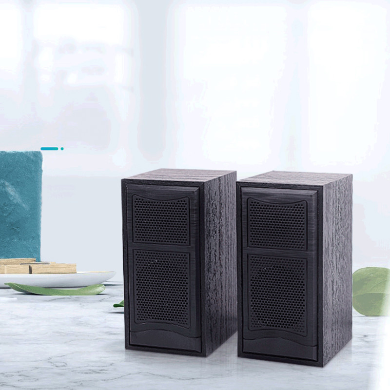 Arvuti kõlarid USB juhtmega kombineeritud helikast Super Bass Mini puidust arvutikõlar Stereo muusikapleier Subwoofer helikast