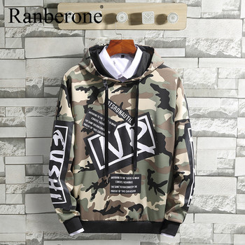 Ranberone ar kapuci, biezs vīriešu ikdienas treniņtērps vīriešu lielizmēra sporta krekli ar garām piedurknēm pulovers ar kapuci Skeitborda apģērbi Hip Hop