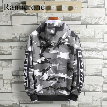 Ranberone ar kapuci, biezs vīriešu ikdienas treniņtērps vīriešu lielizmēra sporta krekli ar garām piedurknēm pulovers ar kapuci Skeitborda apģērbi Hip Hop