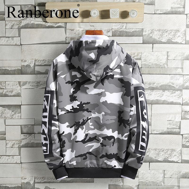 Ranberone ar kapuci, biezs vīriešu ikdienas treniņtērps vīriešu lielizmēra sporta krekli ar garām piedurknēm pulovers ar kapuci Skeitborda apģērbi Hip Hop