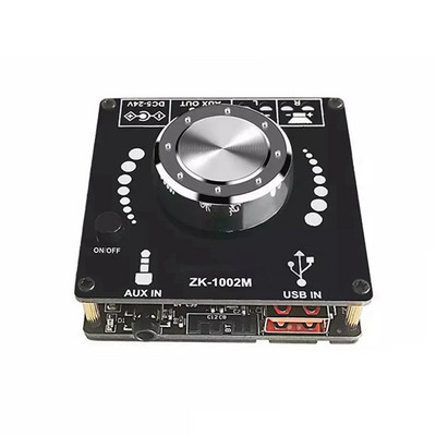 ZK1002M Bluetooth 5.0 AUX USB Intrare Audio Ieșire Amplificator Modul amplificator audio 100Wx2