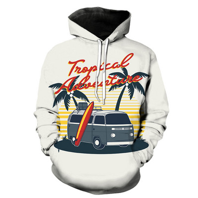 Винтидж анимационни коли Мъжки суичъри Ежедневни с качулка Якета Забавни 3D принтове Улично облекло Мода 2022 Гореща разпродажба Тийнейджъри С дълъг ръкав