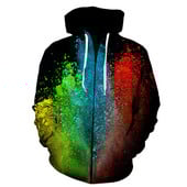 3D apdruka Raibu kaklasaites krāsas raksta kapuci sērijas hip-hop ikdienas vīriešu un sieviešu rudens ziemas sporta krekli vīriešu kapuciņi