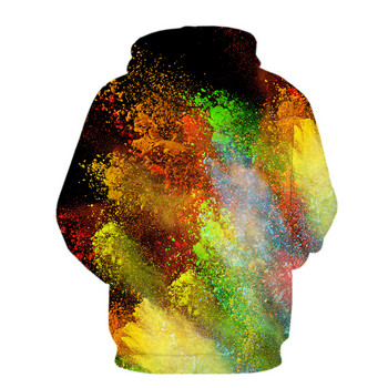 3D apdruka Raibu kaklasaites krāsas raksta kapuci sērijas hip-hop ikdienas vīriešu un sieviešu rudens ziemas sporta krekli vīriešu kapuciņi