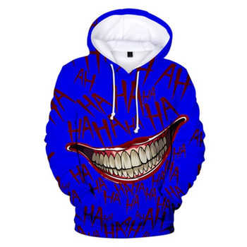 Haha joker 3D print Φούτερ Φούτερ Ανδρικά/Γυναικεία Hip Hop Funny Autumn Streetwear 3D joker Φούτερ με κουκούλα για ζευγάρια Ρούχα
