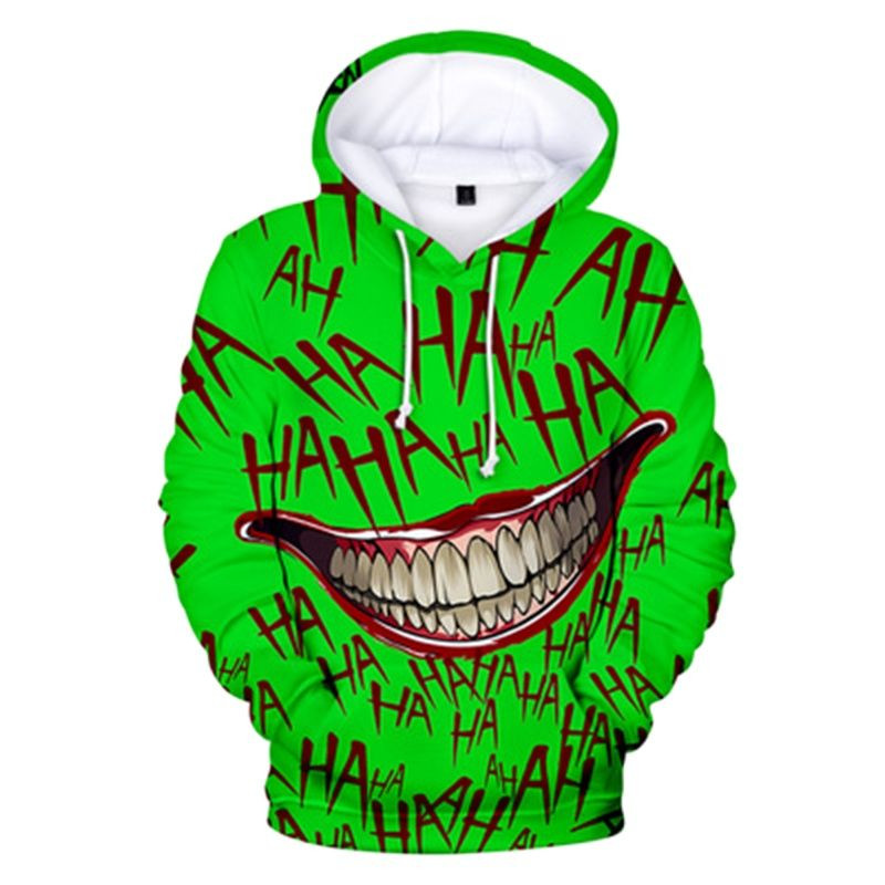 Haha joker 3D print Φούτερ Φούτερ Ανδρικά/Γυναικεία Hip Hop Funny Autumn Streetwear 3D joker Φούτερ με κουκούλα για ζευγάρια Ρούχα