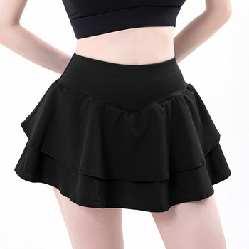 Cloud Hide Pocket Tennis Skirts for Girl Running Golf Sport Skirt Women Gym Fitness Shorts Workout High Waist Sport Skirt