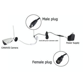 DC удължителен кабел 1M 1.5M 3M 5M 3.5mm x 1.35mm женски към мъжки щепсел за 5V 2A захранващ адаптер Кабел Домашна камера за видеонаблюдение LED лента
