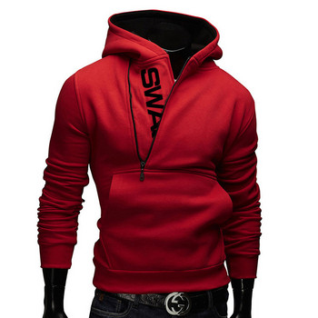 Vīriešu sporta skeitborda kapuce džemperis sānos rāvējslēdzējs, krāsa jaunības kašmira mētelis brīvs virsdrēbes burti sporta apģērbs