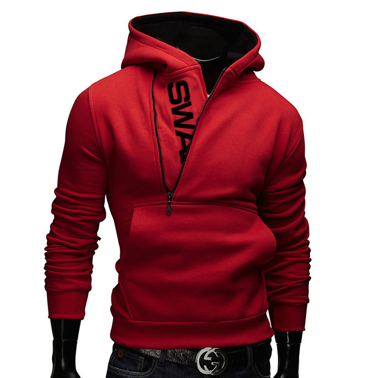 Vīriešu sporta skeitborda kapuce džemperis sānos rāvējslēdzējs, krāsa jaunības kašmira mētelis brīvs virsdrēbes burti sporta apģērbs