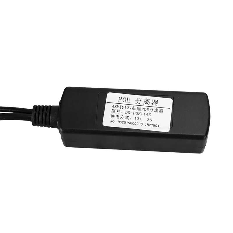 48 V kuni 12 V POE adapteri kaabli jaoturi pihusti toiteallikas Huawei Hikvisionile
