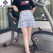 Jauni tenisa golfa sporta svārki ar kroku vidus vidukli šorti ar augstu vidukli ar kabatu Skorts sieviešu svārki De Mujer