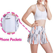 2023. gada jauni sporta apdrukāti tenisa skorti fitnesa īsie svārki badmintons, elpojošs, ātri žūstošs sieviešu sporta veids, pret ekspozīciju