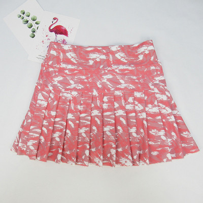 2023. gada jauni sporta apdrukāti tenisa skorti fitnesa īsie svārki badmintons, elpojošs, ātri žūstošs sieviešu sporta veids, pret ekspozīciju