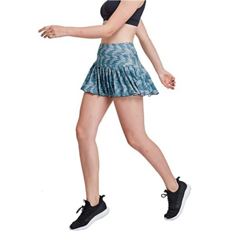 2023. gada jauni sporta apdrukāti tenisa skorti fitnesa īsie svārki badmintons, elpojošs, ātri žūstošs sieviešu sporta veids, pret ekspozīciju