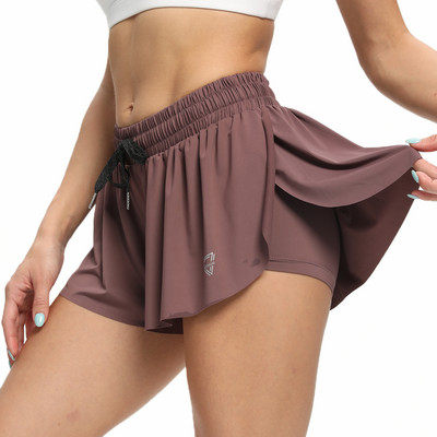 Vasaras svārki Šorti Sieviešu velo tenisa šorti Mīksti un plūstoši audumi treniņiem legingi Jogas šorti Sieviešu skriešanas seksīgi īsi svārki