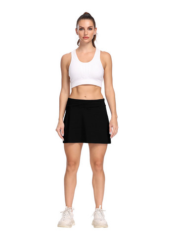 Γυναικείες φούστα τένις ανάλαφρη φούστα τένις ιδανική για προπόνηση τρεξίματος Αθλητικό γκολφ αναπνεύσιμη φούστα για τρέξιμο γκολφ τένις