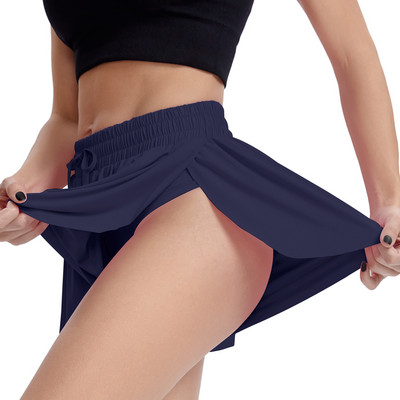 Női teniszruha - Flowy Shorts Athleisure Kiváló minőségű szexi Ftness Futás Tollaslabda Bowling Golf JógaTréning rövid szoknya Új