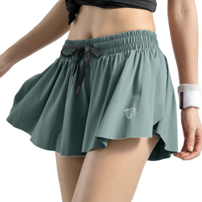 Καλοκαιρινό αθλητικό παντελόνι Φούστα προστασίας ματιών Σορτς φούστα αναπνεύσιμη φούστα τένις Yoga Fitness Running Φούστα που στεγνώνει γρήγορα 야외섹스용스커트