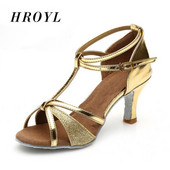 Nauji Lotynų Amerikos šokių batai moterims / moterims / mergaitėms / 5 spalvos / Tango Pole šokių batai su 7 cm ir 5 cm kulnais