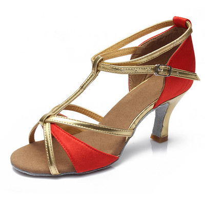 Nauji Lotynų Amerikos šokių batai moterims / moterims / mergaitėms / 5 spalvos / Tango Pole šokių batai su 7 cm ir 5 cm kulnais