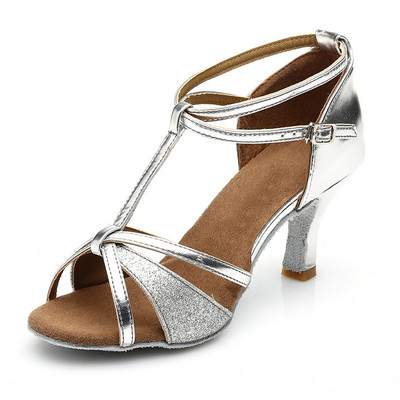 Nauji Lotynų Amerikos šokių batai moterims / moterims / mergaitėms / 5 spalvos / Tango Pole šokių batai su 7 cm ir 5 cm kulnais