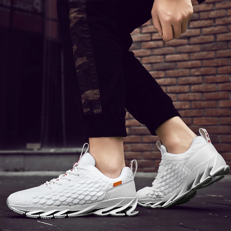 2019 Trend Blade Skriešana Vīriešu Apavi Vīriešu Ikdienas Sporta Kurpes Vīriešiem Sieviešu Sports Zapatos De Mujer Hombre Liela izmēra 46 Zapatillas kedas