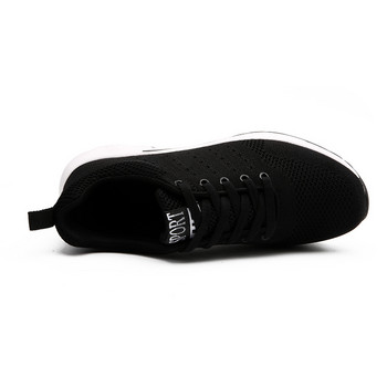 Обувки за бягане Нови леки дишащи обувки с въздушна възглавница Мрежести мъжки маркови спортни обувки на открито Дамски модни маратонки 2022 г. С връзки 1713