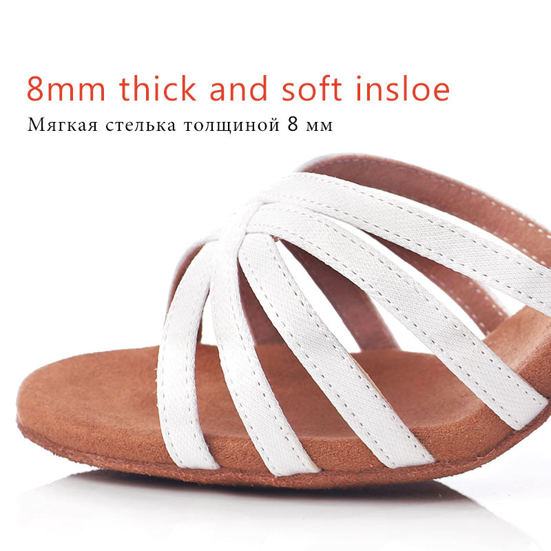 Baltas salsas deju apavi sievietēm latīņu tango deju apavi augstpapēžu kurpes meitenēm, sieviešu balles apavi Zapatos Baile Latino Mujer