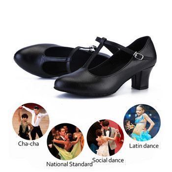 SWDZM Дамски обувки за бални танци Парти модерни обувки за латино Сатен Абитуриентски бал Социален валс Танго танцуващи токчета Обувки за салса със затворени пръсти