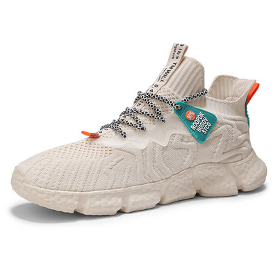 Āra vasaras balti skriešanas apavi Modes īpaši vieglas elpojošas vīriešu kedas Ērtas zeķes ikdienas apavi vīriešiem Tide apavi