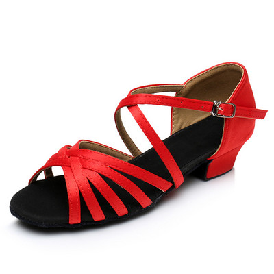 KARŠTI Nauji Lotynų Amerikos šokių batai Vaikiški šokių batai vaikams/vaikams/mergaitėms Moterims Šiuolaikiniai pobūvių salės Salsos pratybų batai Sandalai