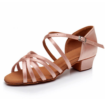 KARŠTI Nauji Lotynų Amerikos šokių batai Vaikiški šokių batai vaikams/vaikams/mergaitėms Moterims Šiuolaikiniai pobūvių salės Salsos pratybų batai Sandalai