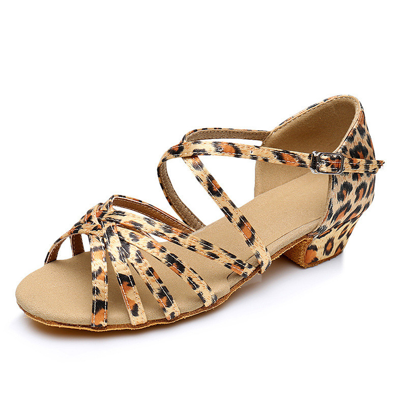 KARŠTI Nauji Lotynų Amerikos šokių batai Vaikiški šokių batai vaikams/vaikams/mergaitėms Moterims Šiuolaikiniai pobūvių salės Salsos pratybų batai Sandalai