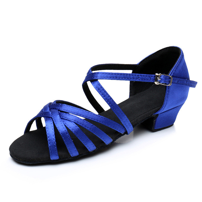 KARŠTI Nauji Lotynų Amerikos šokių batai Vaikiški šokių batai vaikams/vaikams/mergaitėms Moterims Šiuolaikiniai pobūvių salės Salsos pratybų batai Sandalai