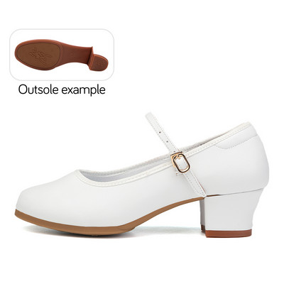 Sieviešu balles deju apavi Latin Elegant moderno deju apavi 4 cm papēža zamšādas un gumijas zole