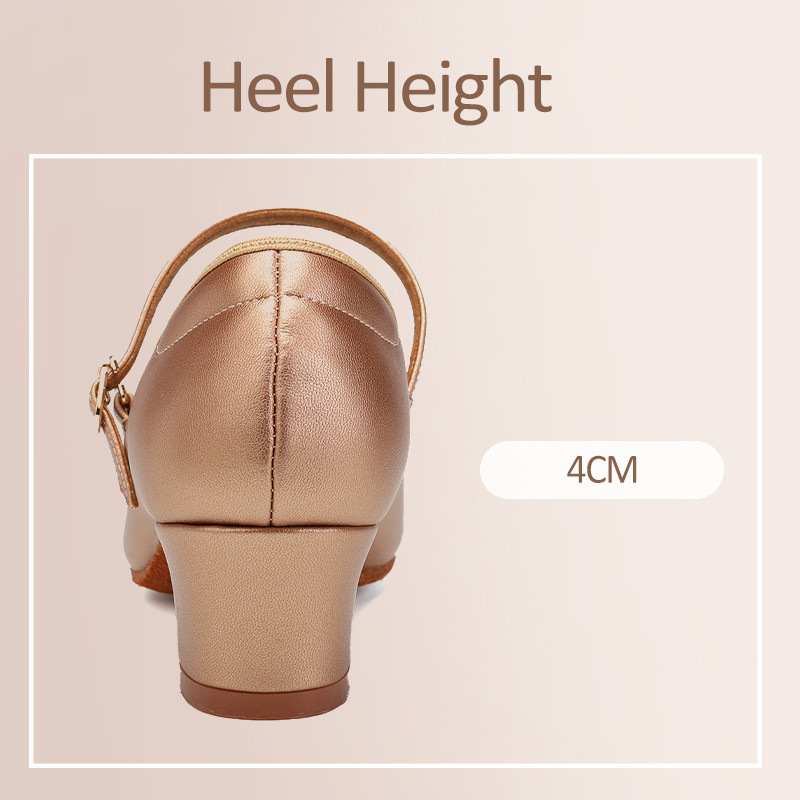 Sieviešu balles deju apavi Latin Elegant moderno deju apavi 4 cm papēža zamšādas un gumijas zole