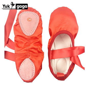 yukigaga Comemore Κορίτσια και ενήλικες κυρίες μπαλαρίνες επαγγελματικά παπούτσια μπαλέτου παπούτσια χορού με κορδέλα γυναικεία παπούτσια