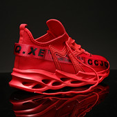 Jaunumi Sporta apavi, čības Vīriešu apavi, balti, elpojoši, elpojoši vīriešu trenažieri Viegli sporta apavi skriešanai, liela izmēra 39-46, piegāde