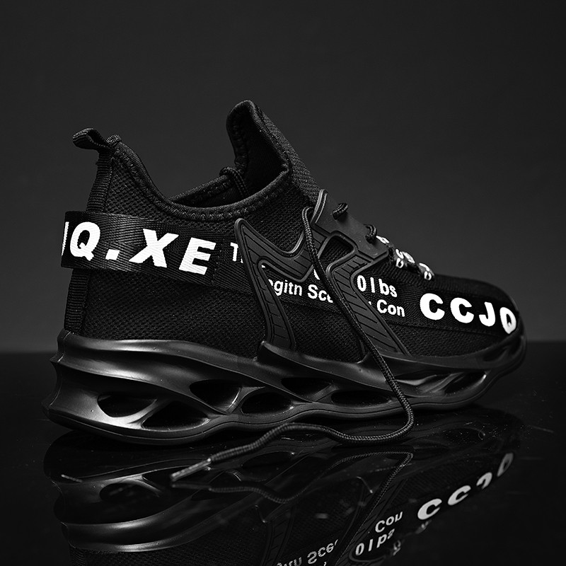 Jaunumi Sporta apavi, čības Vīriešu apavi, balti, elpojoši, elpojoši vīriešu trenažieri Viegli sporta apavi skriešanai, liela izmēra 39-46, piegāde