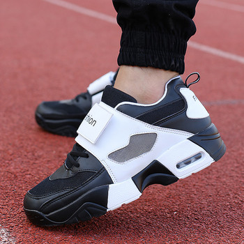 Дишащи мрежести маратонки с въздушна възглавница Мъжки ежедневни маратонки Момчета Удобни неплъзгащи се спортни обувки Дамски обувки Унисекс маратонки