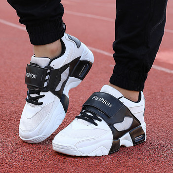Дишащи мрежести маратонки с въздушна възглавница Мъжки ежедневни маратонки Момчета Удобни неплъзгащи се спортни обувки Дамски обувки Унисекс маратонки
